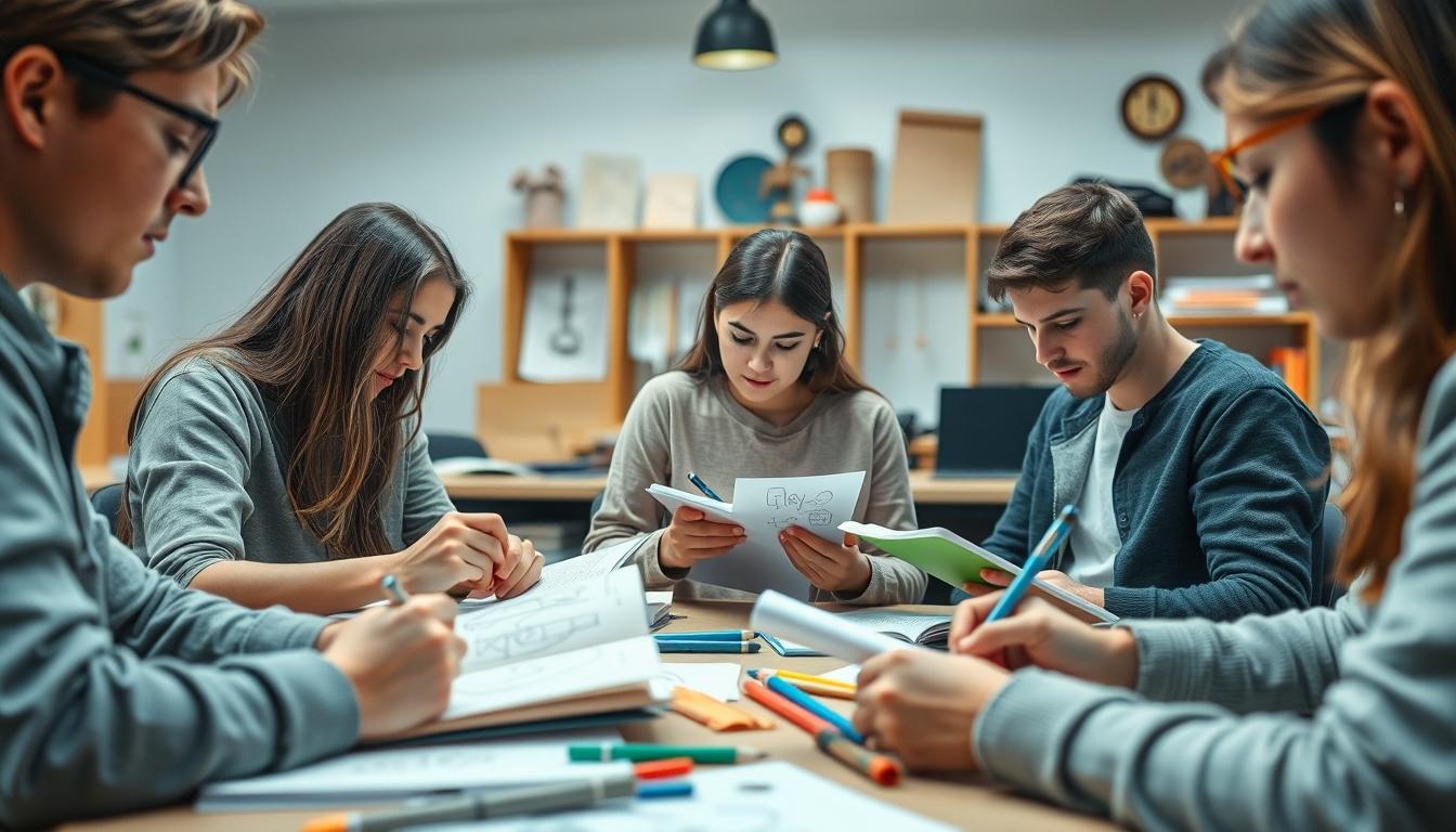 Digital learning platform with online study materials