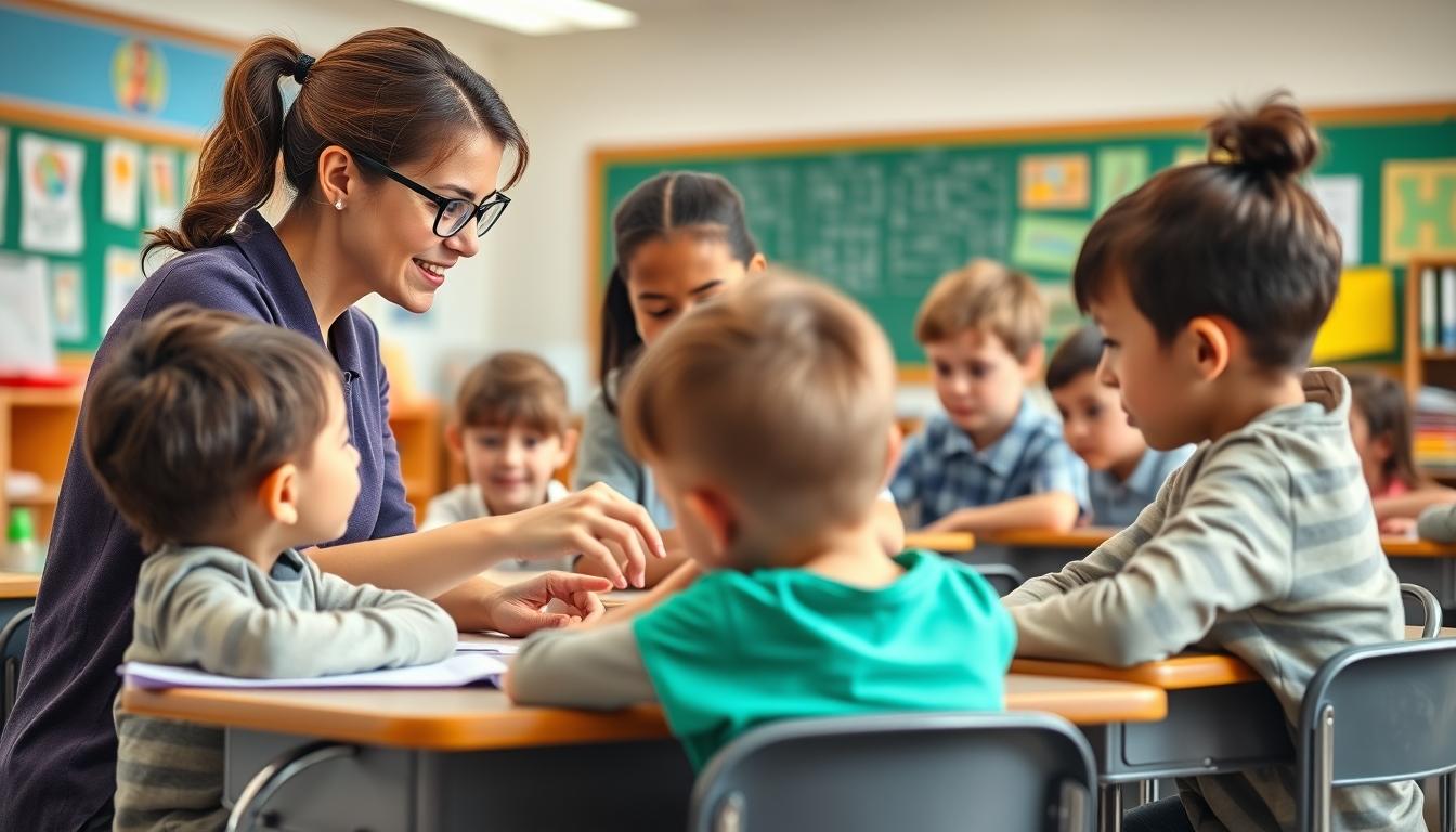 Student using learning strategies while studying