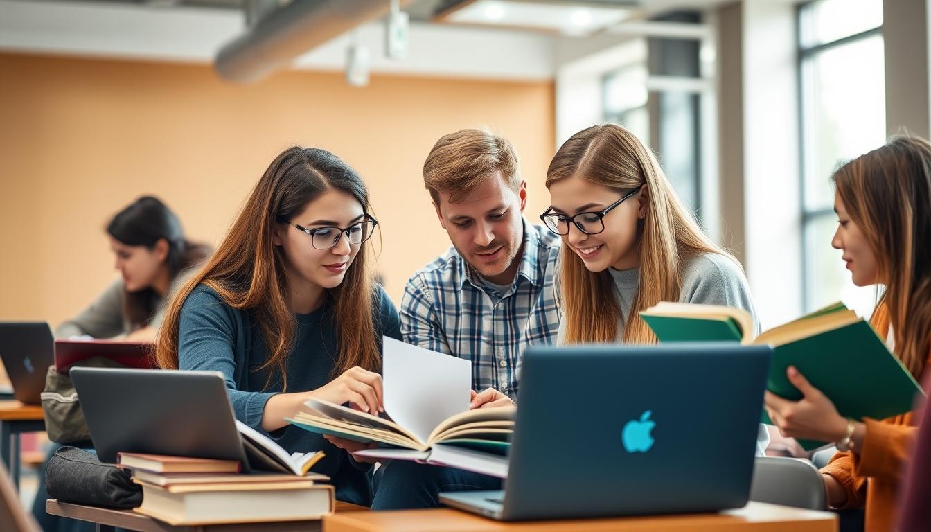 Organized study environment supporting productive learning