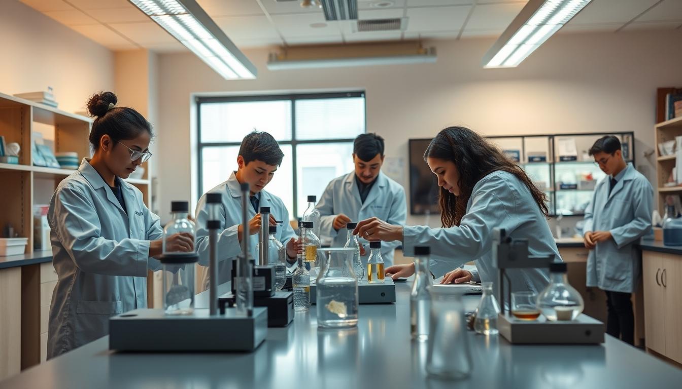 Structured study materials and learning resources on a desk